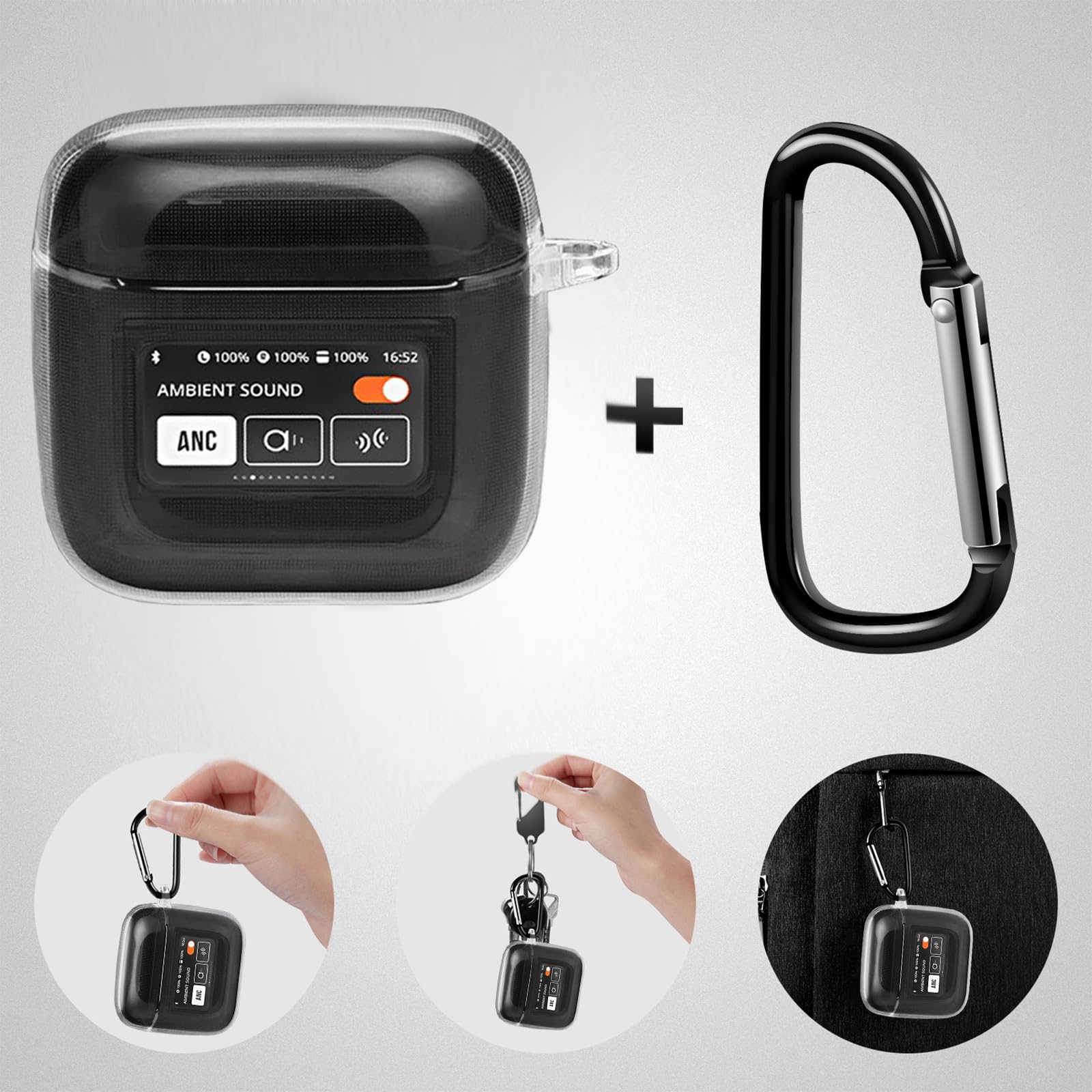 JBL TOUR PRO2 クリアケース付き Amazon | LIRUWECH for JBL TOUR PRO 2クリアケース JBL TOUR PRO 2